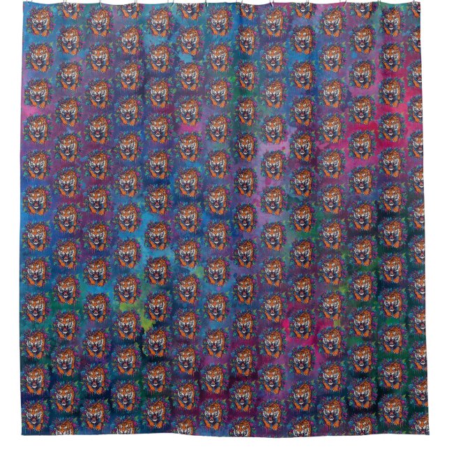 Tiger Shower Curtain (Front)