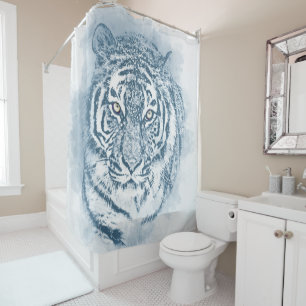 tiger shower curtain