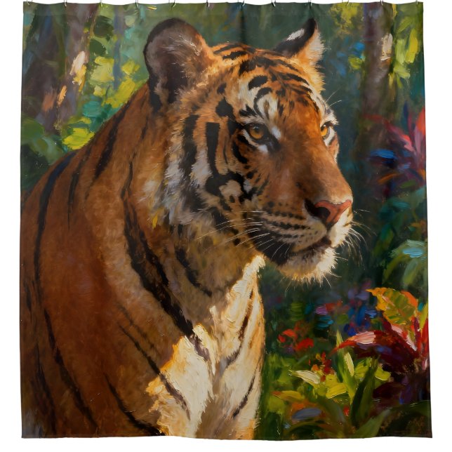 Tiger Shower Curtain (Front)