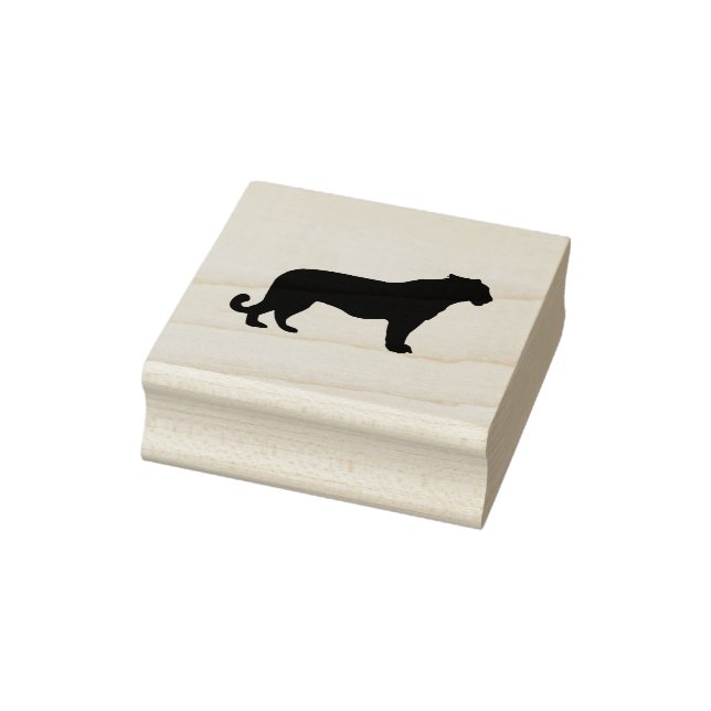 Tiger Silhouette Rubber Stamp (Stamp)
