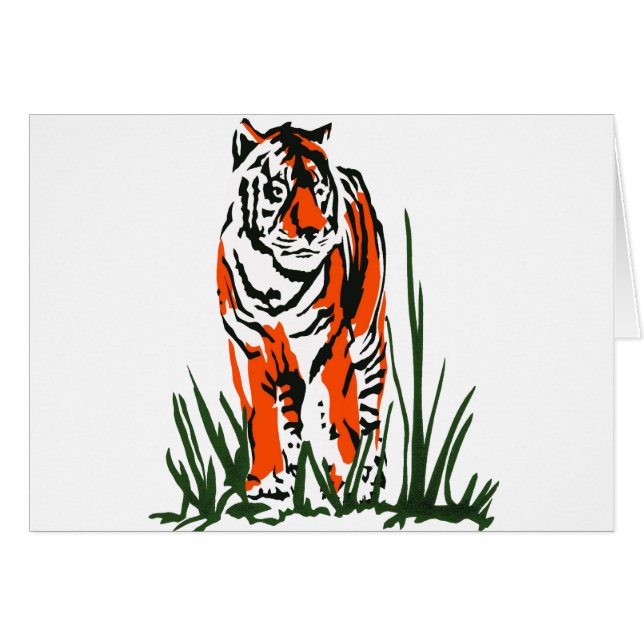 Tiger Silkscreen (Front Horizontal)