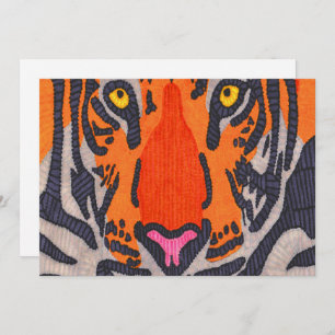 Tiger (single) - Greeting Card