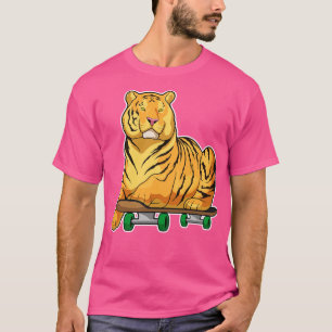 Tiger Skater Skateboard 2 T-Shirt