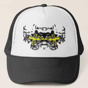 Tiger Sketch (Yellow 2) Trucker Hat