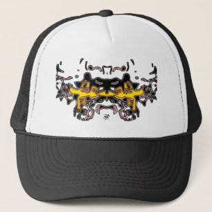 Tiger Sketch (Yellow 4) Trucker Hat
