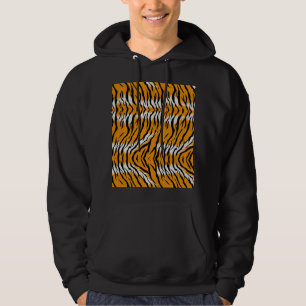 Tiger Skin Animal Print Pattern Design Hoodie