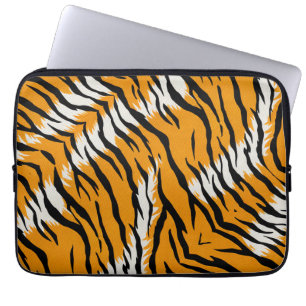 Tiger Skin Animal Print Pattern Design Laptop Sleeve