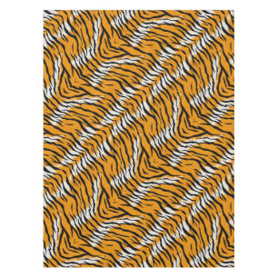 Tiger Skin Animal Print Pattern Design Tablecloth