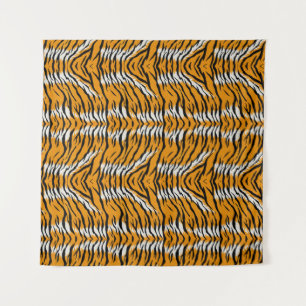 Tiger Skin Animal Print Pattern Design Tapestry