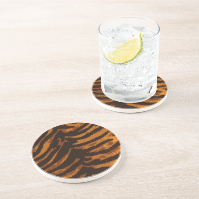 Tiger Skin Coaster (Side)
