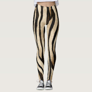 Tiger Skin Seamless Texture Leggings