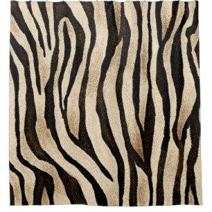 Tiger Skin Seamless Texture Shower Curtain