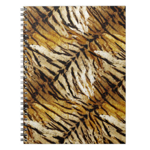 Tiger skin, stylish, tiger, striped, animal print, notebook