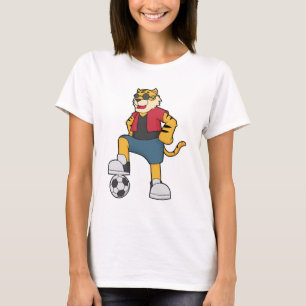 Tiger Soccer player Soccer T-Shirt