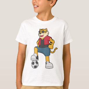 Tiger Soccer player Soccer T-Shirt