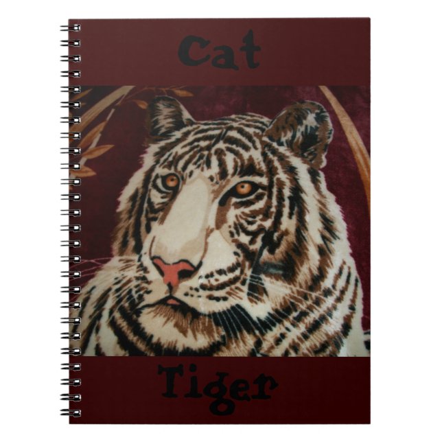 Tiger Spiral Notebook (Front)