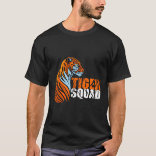 Tiger Squad Wildlife Animals Jungle Big Cats T-Shirt