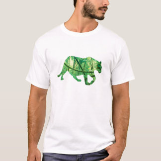 Tiger Stalks In The Jungle By The Water Hunting Ra T-Shirt