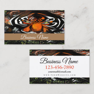 Tiger Stare Business Card