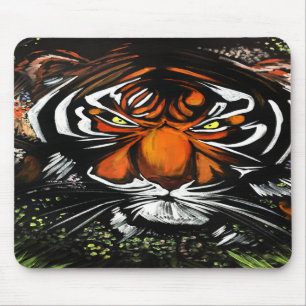 Tiger Stare Mouse Pad