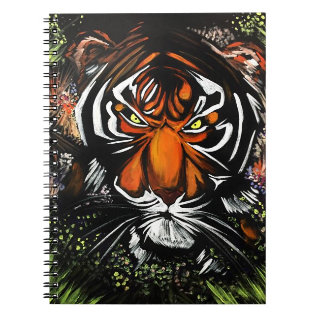 Tiger Stare Notebook (Front)