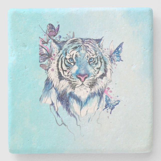 Tiger Stone Coaster (Front)