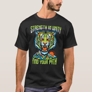 Tiger Strength Unity Shirt – Front Back Graphic 