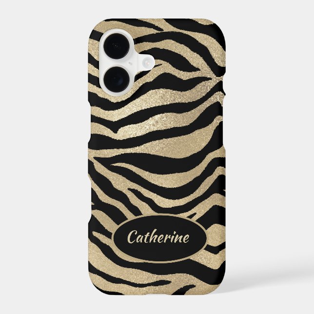 Tiger Stripe Burnished Gold Personalized (Back)