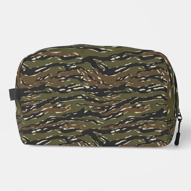 Tiger Stripe Camouflage Pattern Dopp Kit (Front)