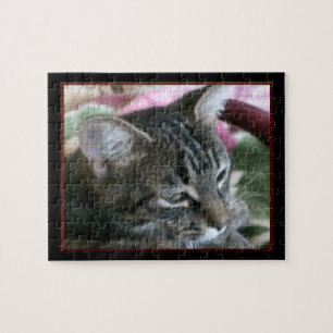 Tiger Stripe Kitty Jigsaw Puzzle