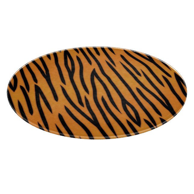 Tiger Stripe Pattern Cutting Board (Corner)