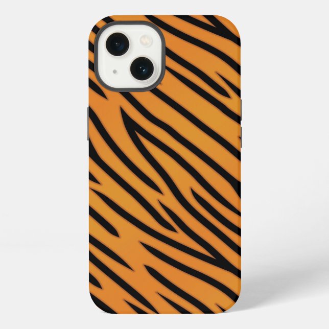 Tiger Stripe Pattern iPhone Case (Back)
