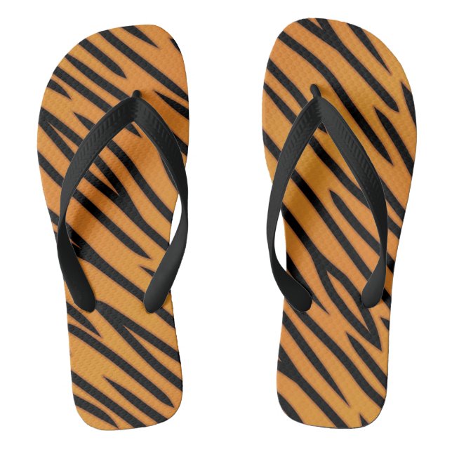 Tiger Stripe Pattern Jandals (Footbed)