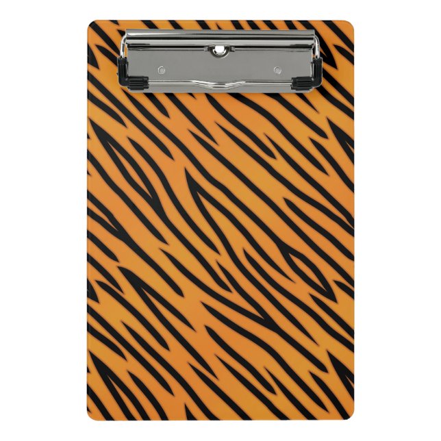 Tiger Stripe Pattern Mini Clipboard (Front)