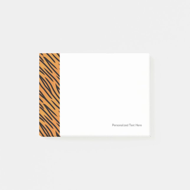 Tiger Stripe Pattern Post-it Notes (Front)