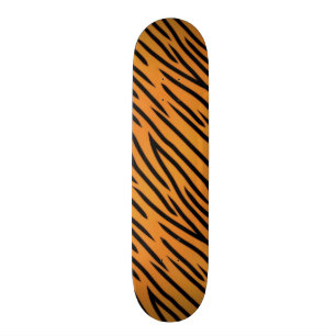 Tiger Stripe Pattern Skateboard