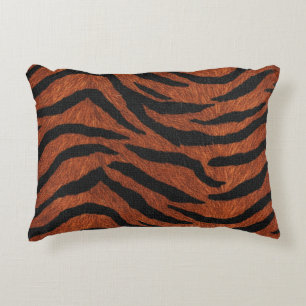 Tiger Stripe Wild Pattern Decorative Cushion