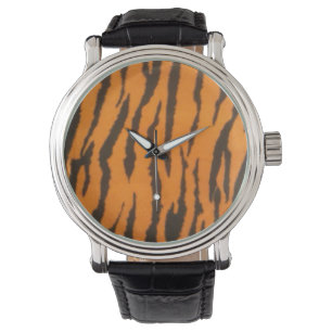 Tiger Striped Pattern Watch