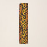 Tiger striped print scarf<br><div class="desc">Animal prints are fashionable. Stylise your wardrobe with this classic orange and black tiger stripe print.</div>