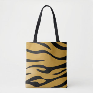 Tiger Stripes Allover Tote Bag