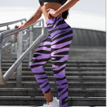 Tiger Stripes Animal Fur Metallic  Leggings<br><div class="desc">This design may be personalised by choosing the customise option to add text or make other changes. If this product has the option to transfer the design to another item, please make sure to adjust the design to fit if needed. Contact me at colorflowcreations@gmail.com if you wish to have this...</div>