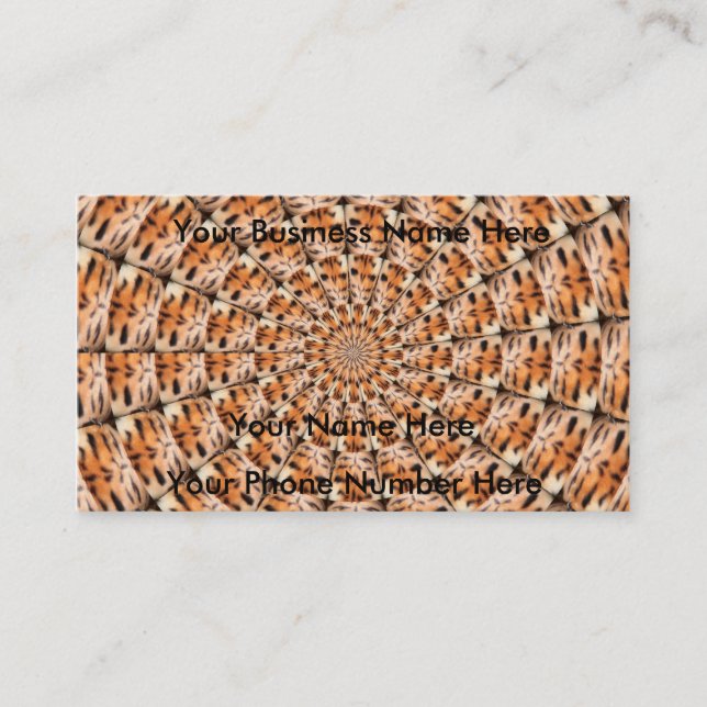 Tiger Stripes Business Card (Front)
