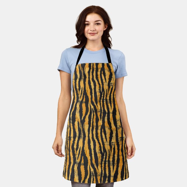 Tiger Stripes Classic Pattern Apron (Worn)