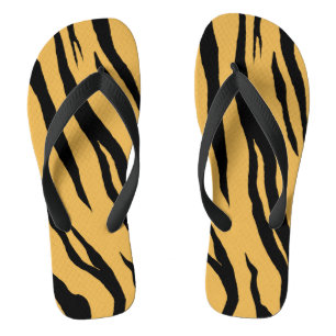 Tiger Stripes Flip Flops