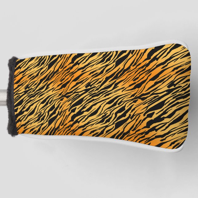 Tiger Stripes Golf Head Cover (Front)