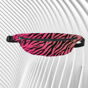 Tiger Stripes Gradient – Hot Pink to Orange Bum Bags