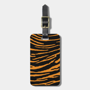 Tiger Stripes Luggage Tag