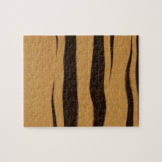 Tiger Stripes Pattern. Jigsaw Puzzle (Horizontal)