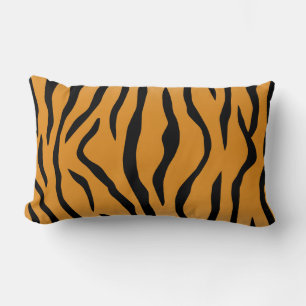 Tiger stripes pattern lumbar cushion