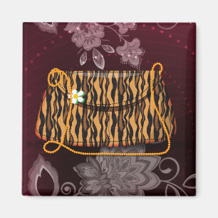 Tiger Stripes Pattern Magnet